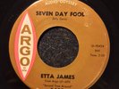 Etta James Seven Day Fool VG+ northern soul original US 45 HEAR IT