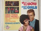 CONNIE FRANCIS/HERMAN'S HERMITS WHEN THE BOYS MEET THE GIRLS US VINYL LP REISSUE