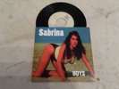 SABRINA SALERNO *BOYS* 7'' 1987 VIDISCO SEXY COVER UNIQUE PORTUGUESE NM