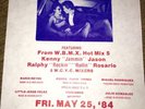 WBMX ORIGINAL 1986 CHICAGO HOUSE MUSIC FLYER