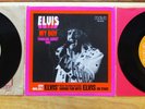 NEAR MINT ORANGE & TAN LABEL  Elvis Presley 