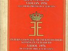 Queen Elisabeth of Belgium International Music Competition violin 1976 Box 3 LP
