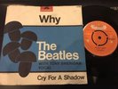 * THE BEATLES - Cry For a Shadow 7” single Vinyl Record 1961 NH52275 Excellent