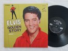 Elvis LP Golden Story Vol.1 SRA-5010 Japan 1965 black Victor w/ calendar-poster
