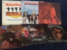 CLASSIC ROCK 6 VINYL RECORD ALBUM LOT- BEATLES, JANIS JOPLIN, SANTANA, AEROSMITH
