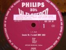 Philips HIFI Stereo 835 199 AY GRUMIAUX JS Bach SOLO Violin #2 PROMO VG++ & NM