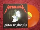 RARE Metallica Metal Up Your Ass Rare Live LP Orange Vinyl No Life'til Leather