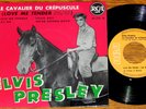 ELVIS PRESLEY French France EP Orange Label Le Cavalier Love me tender RCA 86294