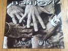 Bon Jovi Keep The Faith LP 1992 1st press Jambco Mercury EX/EX Rare