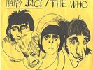 THE WHO--PICTURE SLEEVE + 45---(HAPPY JACK)---PS--PIC--SLV
