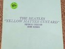 THE BEATLES yellow Matter Custard with TMOQ sticker - red yellow LP with notes