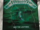 Metallica rare vinyl - Ride the Lighting, 1984 Bernett Records…autographed