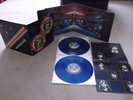 ELO Out of the blue, 1st UK press blue vinyl,poster and cardboard spaceship N/M