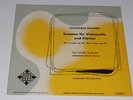 Telefunken LT 6584 Brahms Cello Piano Sonatas Guy Fallot Monique Fallot RARE