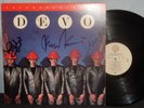 DEVO 1980 NEW WAVE, ART PUNK SIGNED LP COVER FREEDOM OF CHOICE NM  VPI NR