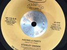 MODERN SOUL BOOGIE 45 - STANLEY SNIDER - HAVING A PARTY /Inst. VG++  Listen