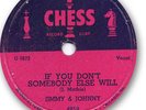 JIMMY & JOHNNY Country 78 RPM Record. If You Don't Somebody Else Will