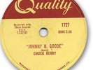 CHUCK BERRY Rock' Roll 78 RPM Record. Johnny B. Goode