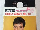 ELVIS PRESLEY....Judy / There's Always Me - 45 wi Picture Sleeve RCA 47-9287
