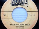 THE RE-VELS doo-wop SOUND 45 DREAM MY DARLING DREAM b/w CHA CHA TONI KZ116