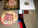 STEVE PERRY Signed TRACES Album LP with Socks, Keychain, Patch & Turntable Mat