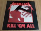 METALLICA - KILL EM ALL + PRINTED INNER - 1983 - VERY GOOD++