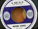 Marianne Faithfull London 9697  AS TEARS GO BY (ROCK N ROLL 45) PLAYS VG++