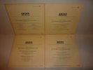 FRITZ LEHMANN & .. Das Schaffen J.S. Bach . 4 x LP . Archiv 14005/28/79/99 . NM