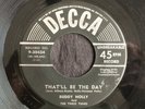 Buddy Holly, Decca 30434, That'll Be The Day & Rock Around With Ollie Vee