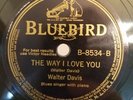Walter Davis Bluebird 8534 Pre-War Blues 78 RPM Record E-
