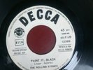 THE ROLLING STONES LONG LONG WEILE  PAINT IT BLACK JUKE BOX 45 GIRI 7