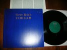 NM  STEVE REICH  - TEHILIM  ECM 1982 LP VINYL  audiophile record