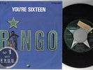 RINGO STARR BEATLES - YOU'RE SIXTEEN (PROMO STICKER )- SPAIN 45