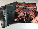 3 Scorpions Vinyls: Lovedrive, Savage Amusement, World Wide Live (Double Album)