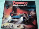 DARKNESS DEFENDERS OF JUSTICE LP 1ST PRESS OOP VG/VG+