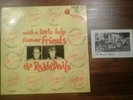 ROCKIN' DEVILS - WITH A LITTLE HELP HOT STUFF LP HSL 003 RARE PROMO POSTCARD