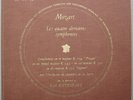 Double LP Karl RISTENPART / Mozart The 4 last symphonies / DF 137-138