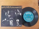 GOT LIVE IF YOU WANT IT  EP // ROLLING STONES UK R&B RARE OZ PRESS DECCA 1965