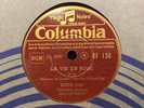 78 RPM - EDITH PIAF - La vie en rose - Un refrain courait -COLUMBIA BF 136