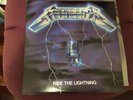 Metallica Ride The Lightning LP 1986 Elektra 60396-1