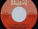 COMMUNICATORS BLACK EXPERIENCES: Is It Funky Enough US Turbo Funk Soul 45 MP3