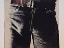 THE ROLLING STONES STICKY FINGERS VINYL LP ORIGINAL ZIPPER SLEVE