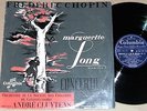 33.FCX.193* MARGUERITE LONG* ANDRE CLUYTENS* CHOPIN CONCERTO N°2* FRENCH LP