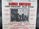 RARE AUTOGRAPHED Gabriel Brothers New Orleans Jazz Band Stereo Jim Taylor Vinyl