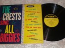 Rare  THE CRESTS SING ALL BIGGIES 1960 lp- COED YELLOW LABEL # LPC-901- DOO WOP