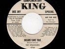 RARE DOOWOP-STRANGERS-KING 4766-DREAMS CAME TRUE/HOW LONG MUST I WAIT-(BIO PROMO