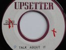 SUPER RARE 1975 ROOTS REGGAE - TALK ABOUT IT - THE DIAMONDS - UPSETTER 7