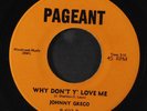 JOHNNY GRECO & GROUP: Rocket Ride / Why Don't Y' Love Me 45 Vocal Groups