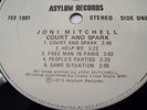Joni Mitchell Court and Spark Audiophile Rare Canadian Pressing white label LP 