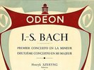 ODEON ODX 114 - BACH - SZERYNG - 2 VIOLIN CONCERTOS - BOUILLON - EX